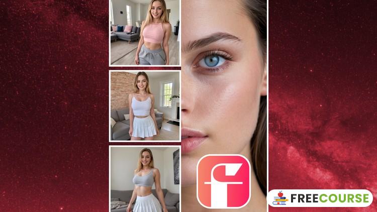 Banner Image Creating an AI Influencer Model for Fanvue or Onlyfans - FreeCourse.pro